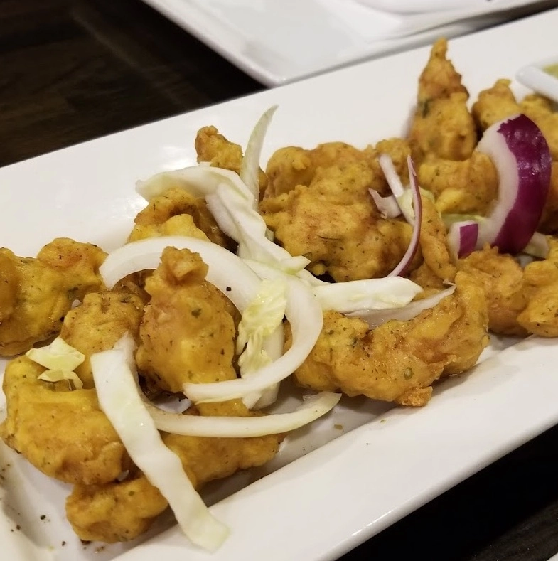 Chicken pakora starter at Ginger Indian Cuisine, Richmond BC